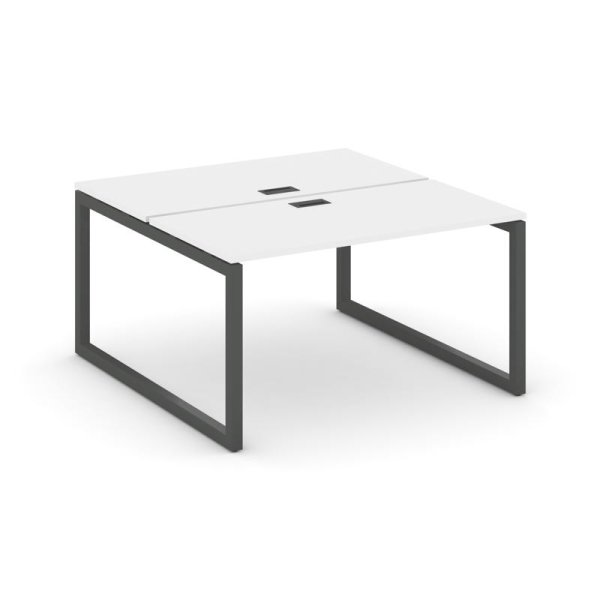 Рабочая станция 2-х сторонняя SN-5O.DRS-021 (980х1632х750) (Белый/Металл Антрацит)