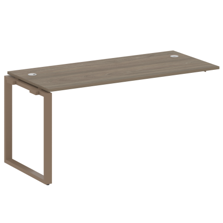 Проходной наборный элемент рабочей станции Metal System Style БО.ПРС-СП-1.4 1600x720x750 (Вяз/Мокко металл)