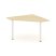 Угловой элемент переговорного стола SN-6.UPRG-031 (1180х1180х750) (Тиквуд Светлый/Металл Антрацит)