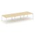 Рабочая станция 2-х сторонняя SN-5P.DRS-062 (3540х1232х750) (Тиквуд Светлый/Металл Антрацит)