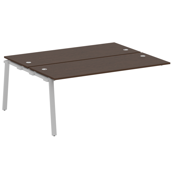 Проходной наборный элемент рабочей станции Metal System Style БА.ПРС-СП-2.5 1800x1475x750 (Венге Цаво/Серый металл)