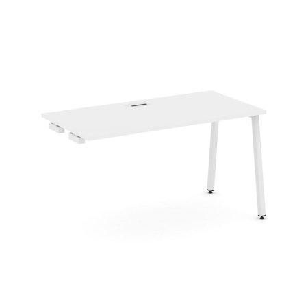 Стол-приставка к опорным элементам SN-4A.OPRS-014 (1580х700х750) (Белый/Металл Белый)