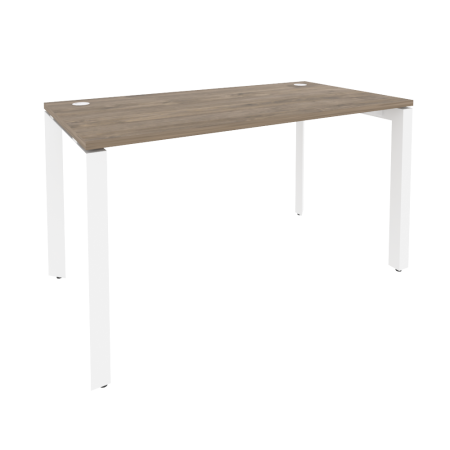 Стол рабочий на П-образном м/к Onix O.MP-SP-3.7 1380x720x750 (Тиквуд Темный/Белый Металл)
