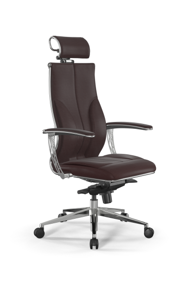 Кресло для руководителя Метта Samurai B2-11U - Infinity /Kc06/Wm06/U0mL-4c3/H2cL-3D(M06.B32.G11.W03) (Темно-коричневый)
