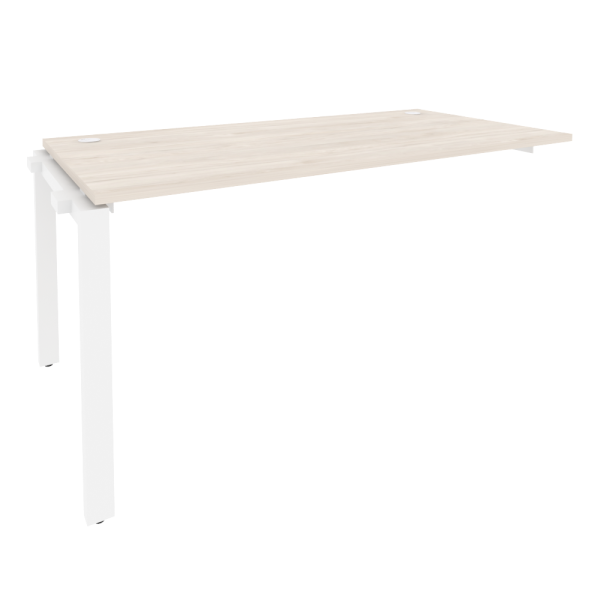 Наборный элемент рабочей станции на П-образном м/к Onix O.MP-1.NRS-4.8 1580x800x750 (Денвер Светлый/Белый Металл)