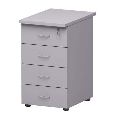 Тумба (стационарная с замком) Этюд Р20.9 432x600x750 (Серый)