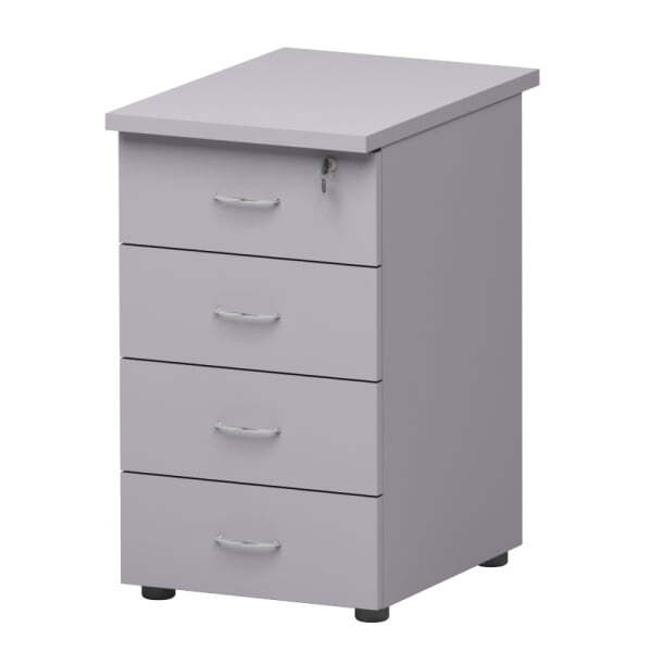 Тумба (стационарная с замком) Этюд Р20.9 432x600x750 (Серый)