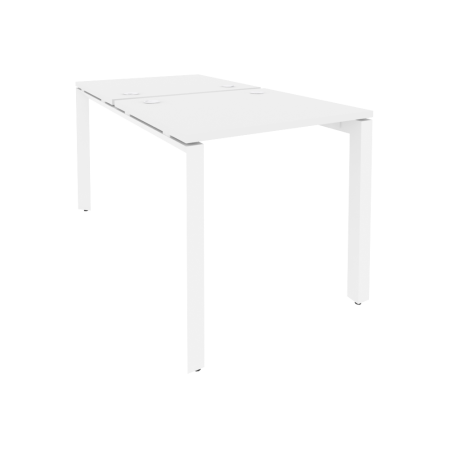 Рабочая станция на П-образном м/к Onix O.MP-D.RS-2.0.7 780x1475x750 (Белый Бриллиант/Белый Металл)