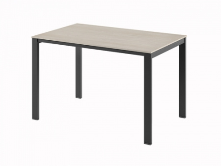 Стол на металлокаркасе одинарный Саньяна N-30 1200x750x750 (Акация МораваЧерный)
