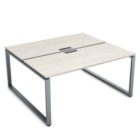 СБД-О.978 Стол системы БЕНЧ, на 2 рабочих места (1200x1435x750) (IvoryСерый)