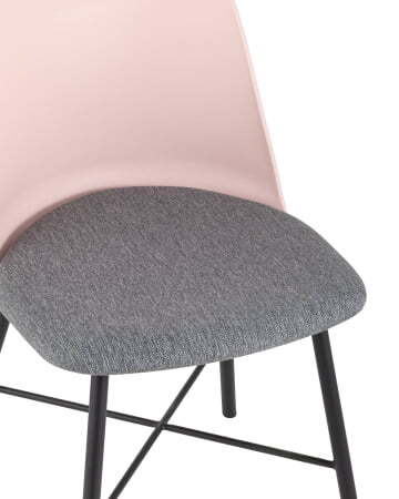 Стул Shell розовый (Стул пластиковый Shell розовый)