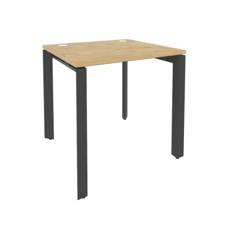 Стол рабочий на П-образном м/к Onix O.MP-SP-0.7 780x720x750 (Тиквуд Светлый/Черный металл)