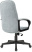 Кресло руководителя CH 002 Fabric серо-голубой Light-28 крестов. пластик (Серо-голубой)