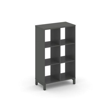 Каркас стеллажа 3 яруса SN.KS-320 (754х400х1248) (Антрацит/Металл Антрацит)