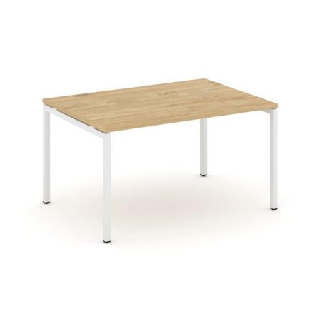 Стол переговорный SN-4P.SPRG-002.3 (1180х980х750) (Тиквуд Светлый/Металл Белый)