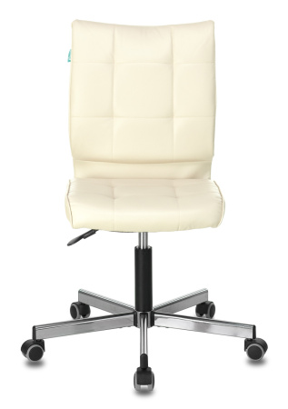 Кресло CH-330M бежевый Orion-10 эко.кожа крестов. металл хром (Бежевый)