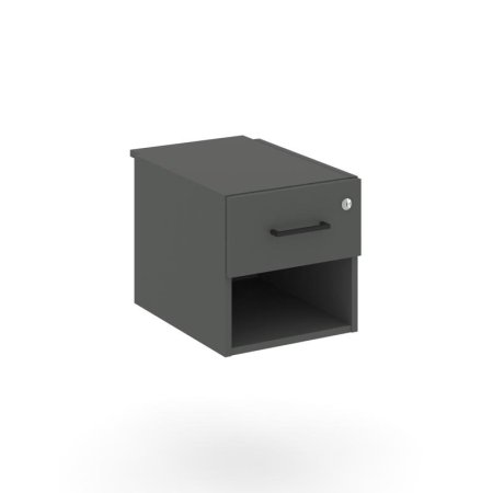 Тумба с 1 открытой нишей и 1 ящиком SN.TP-041 (343х453х356) (Антрацит)