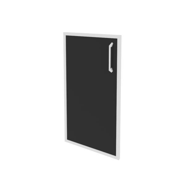 Дверь стекло в раме низкая левая Onix O.SR-3L Стекло белое 396x20x766 (Стекло)