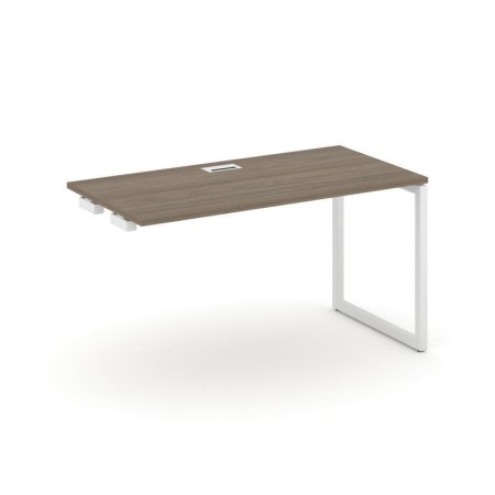 Стол-приставка к опорным элементам SN-4O.OPRS-004 (1580х600х750) (Вяз Благородный/Металл Белый)