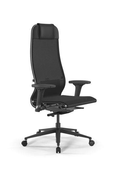 Кресло для руководителя Метта SynchroSit 10 B1-104D - T /Um00/Nb00/D02P(M23.B11.G19.W02) (Черный)