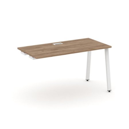 Стол-приставка к опорным элементам SN-6A.OPRS-014 (1580х700х750) (Дуб Табак/Металл Белый)