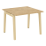 Стол переговорный на деревянных опорах Onix Wood OW.PRG-1.1 980x980x750 (Тиквуд Светлый/Дуб Темный)