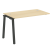 Проходной наборный элемент рабочей станции Metal System Style БА.ПРС-СП-1.2 1200x720x750 (Дуб Наварра/Серый металл)