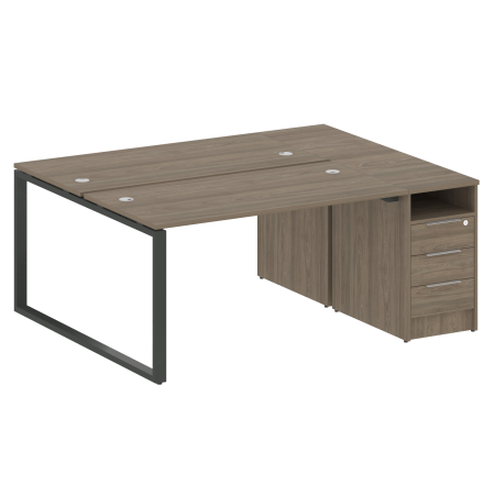 Рабочая станция Metal System Style БО.РС-СТП-2.3 1812x1475x750 (Вяз/Антрацит металл)