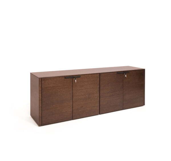 RAIL Греденция 4 двери (Дуб табак)