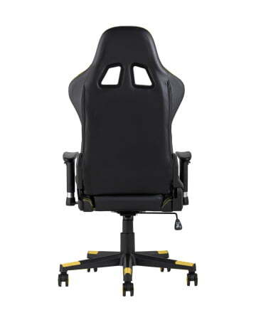 Кресло игровое TopChairs Cayenne желтое (Геймерское кресло Cayenne желтый)