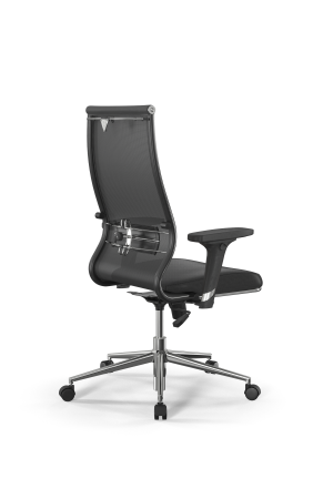 Кресло для руководителя Метта Sit 10 B2-163D - T+Extra /Km00/Wm12/D02P(M09.B23.G18.W02) (Серый | Черный)