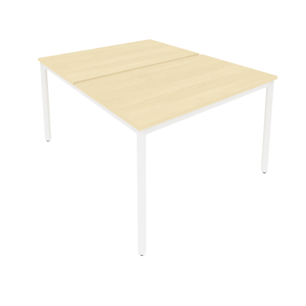 Рабочая станция на металлокаркасе Slim С.СП-4.3 1180x1475x750 (Клен/Белый металл)