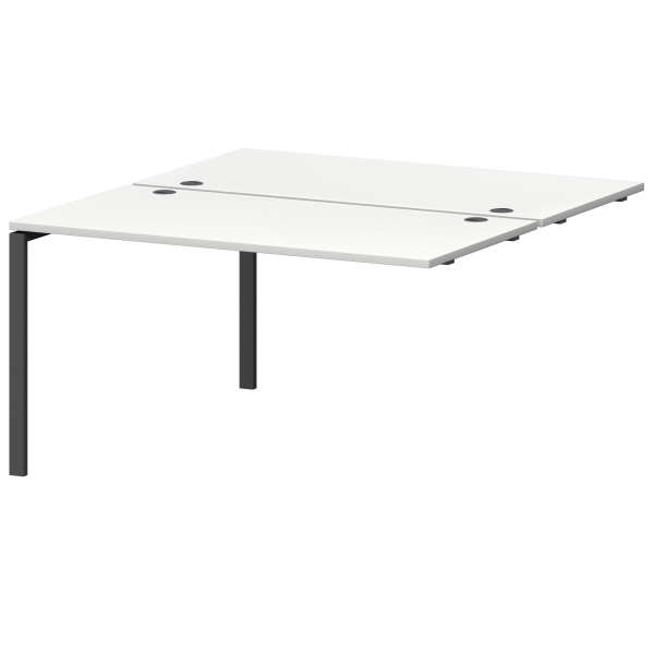 Модуль двойной универсальный на металлокаркасе Смарт СМС2-П-12К.149Э.Пр25 1200x1496x750 (Белый/Антрацит)