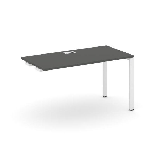 Стол-приставка к опорным элементам SN-6P.OPRS-002 (1180х600х750) (Антрацит/Металл Белый)