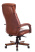 Кресло руководителя T-9924WALNUT светло-коричневый Leather EiCHel кожа крестов. металл/дерево (Светло-коричневый)