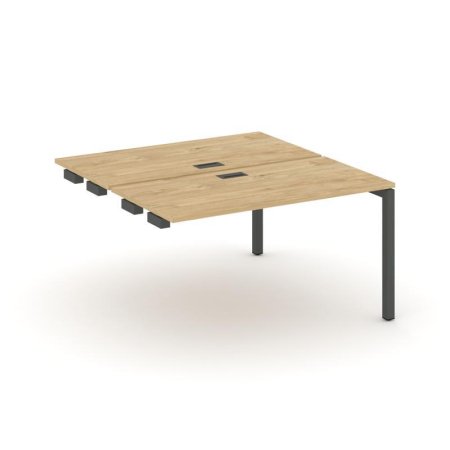 Стол-приставка к опорным элементам SN-5P.DPRS-014 (1580х1432х750) (Тиквуд Светлый/Металл Антрацит)