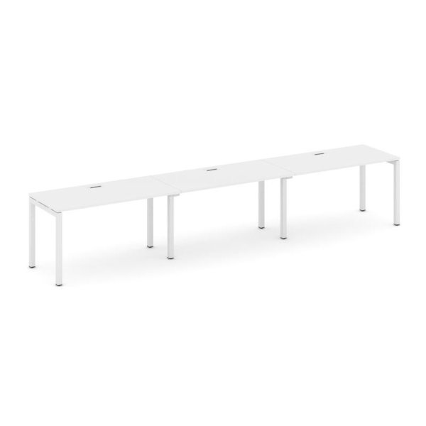 Рабочая станция 1 сторонняя SN-5P.ORS-044 (4740х700х750) (Белый/Металл Белый)