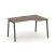 Стол рабочий эргономичный SN-4A.SPA-011(R) (1380х700/980х750) (Тиквуд Светлый/Металл Антрацит)