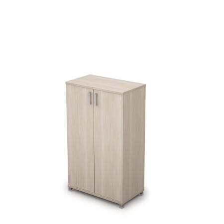 6Ш.017.1 Шкаф для документов средний (800x450x1348) (Шамони светлый)