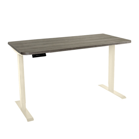 Стол c электроприводом LA-T33-2AR2 (1400x700x700-1200) (Черный | Слоновая кость)