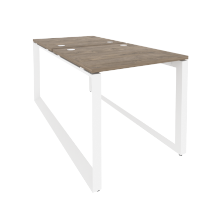 Рабочая станция на О-образном м/к Onix O.MO-D.RS-2.0.8 780x1635x750 (Тиквуд Темный/Белый Металл)