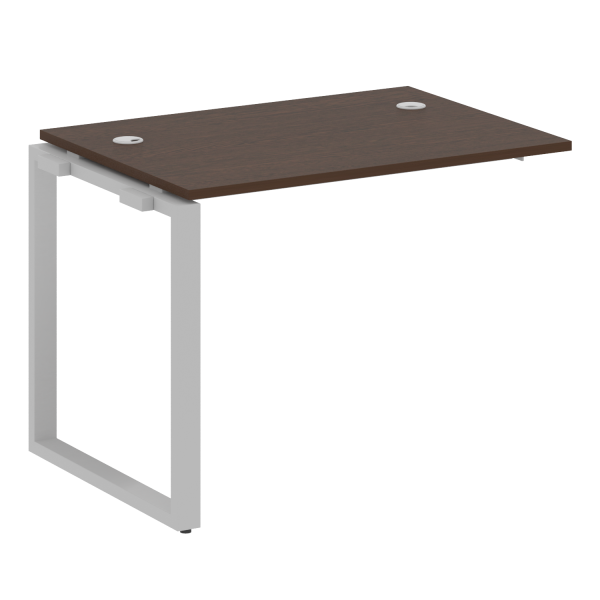 Проходной наборный элемент рабочей станции Metal System Style БО.ПРС-СП-1.1 1000x720x750 (Венге Цаво/Серый металл)