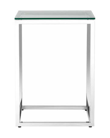 Журнальный стол 40*40 ТАУН серебро (Журнальный стол Таун серебристый)