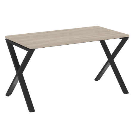 Стол рабочий VR.L-SRX-3.7 1380x720x750 (Дуб Аттик/Черный металл)