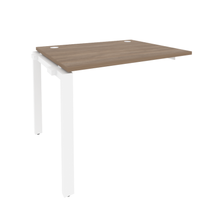 Наборный элемент рабочей станции на П-образном м/к Onix O.MP-1.NRS-1.8 980x800x750 (Дуб Аризона/Белый Металл)