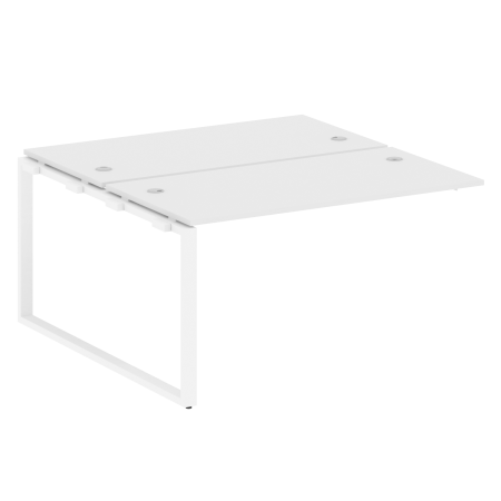 Проходной наборный элемент рабочей станции Metal System Style БО.ПРС-СП-2.3 1400x1475x750 (Белый/Белый металл)