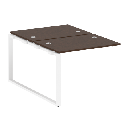 Проходной наборный элемент рабочей станции Metal System Style БО.ПРС-СП-2.1 1000x1475x750 (Венге Цаво/Белый металл)