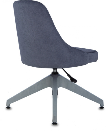 Кресло CH-340GLZ синий Light-27 крестов.4-луч. пластик пластик серый (Синий)