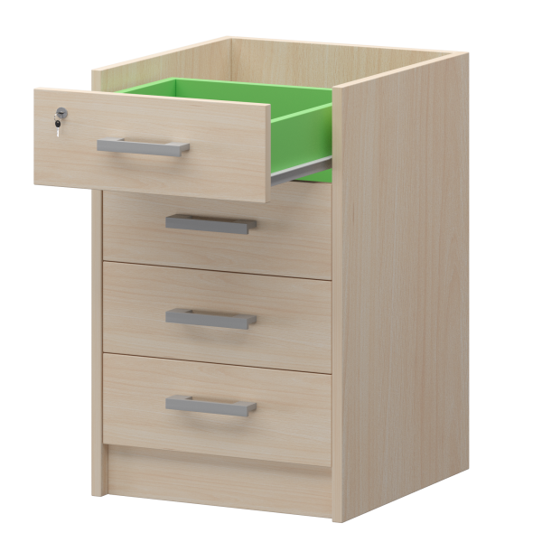 Корпус тумбы приставной Арго АТ-05 440x450x740 (Бук)