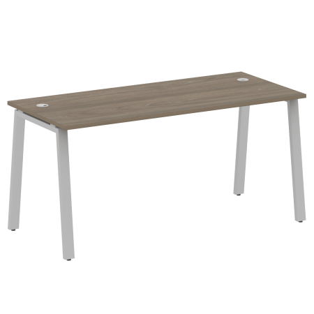 Стол письменный Metal System Style БА.СП-4 1600x720x750 (Вяз/Серый металл)